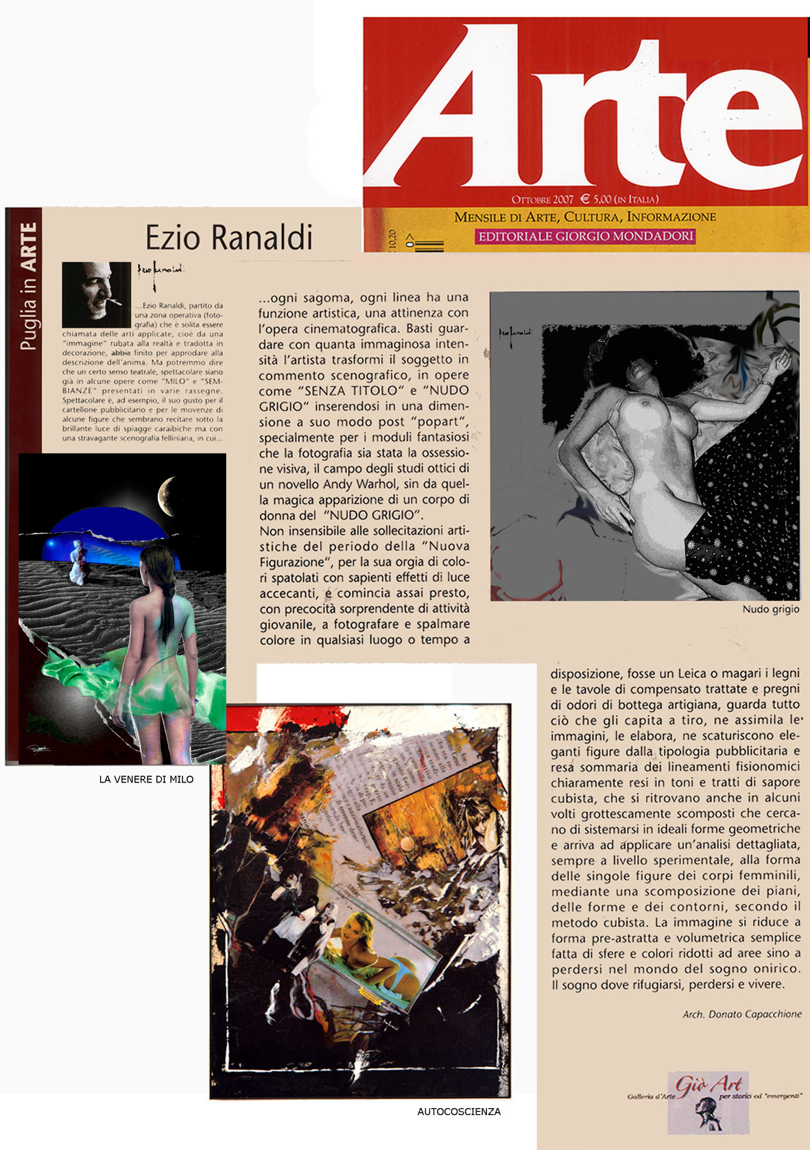 Ezio Ranaldi – Arte puglia in arte 2007 copia