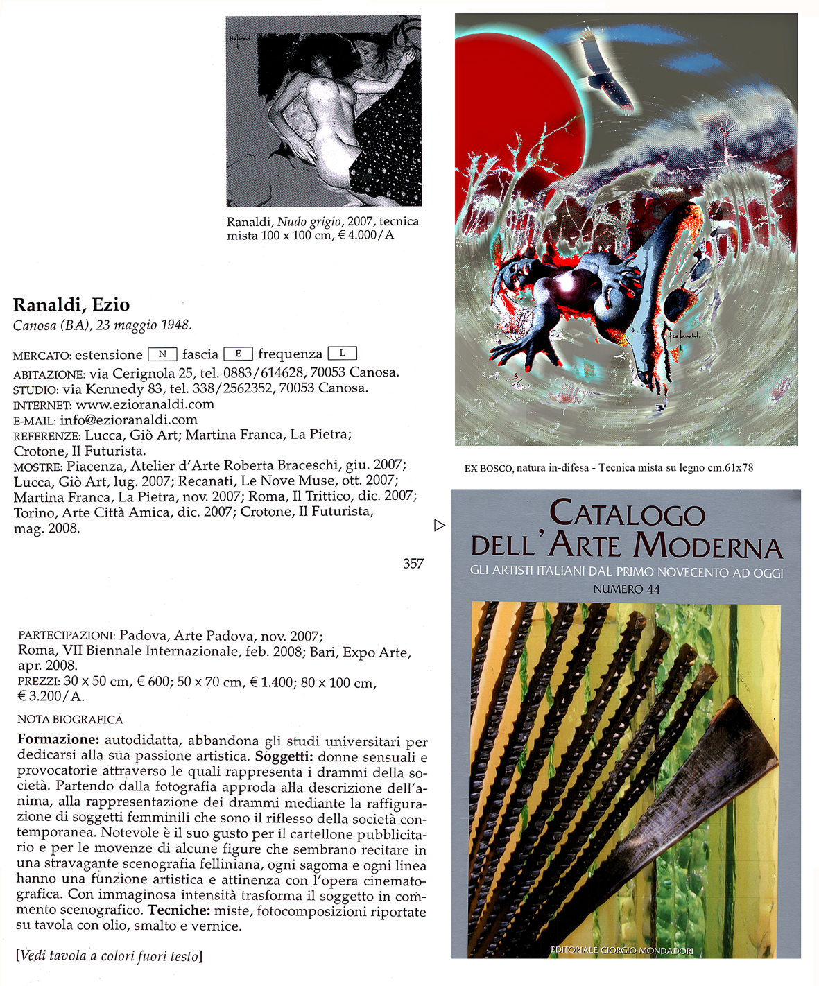 Ezio Ranaldi – catalogo arte moderna n44